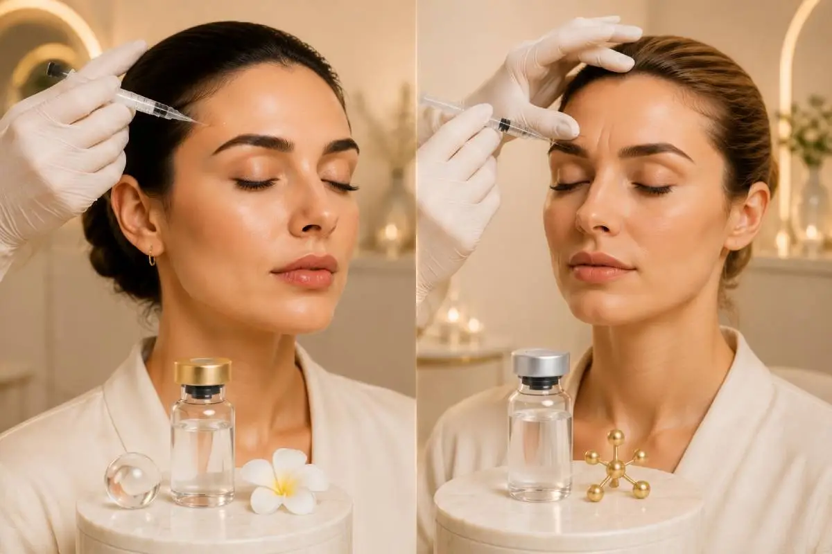 تفاوت فیلر پیشانی و بوتاکس: کدام یک برای خطوط شما بهتر است؟