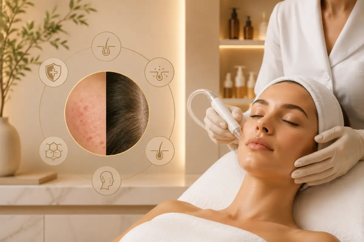 Specialized treatment of skin and hair diseases